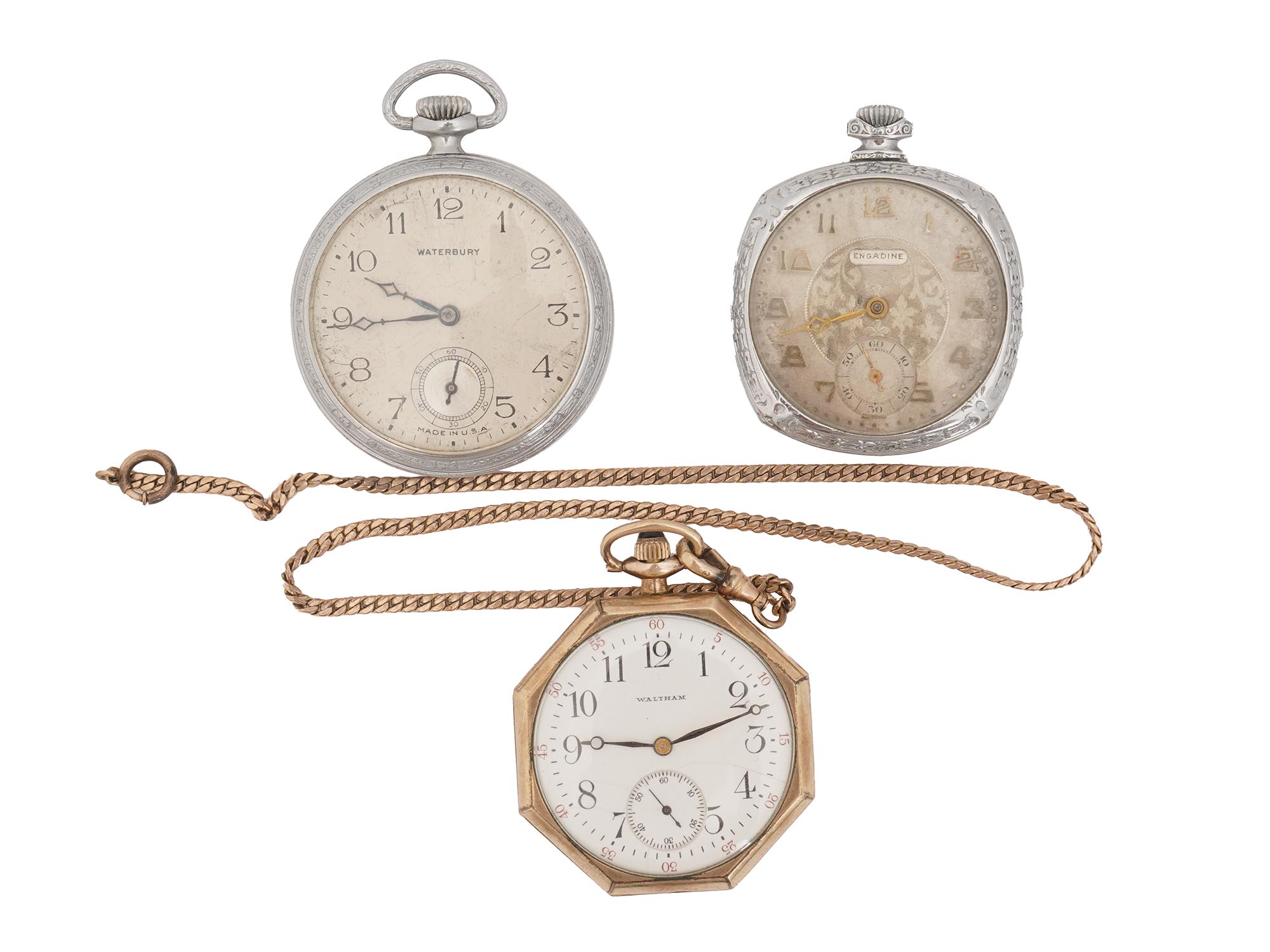 ANTIQUE AMERICAN POCKET WATCH COLLECTION PIC-8